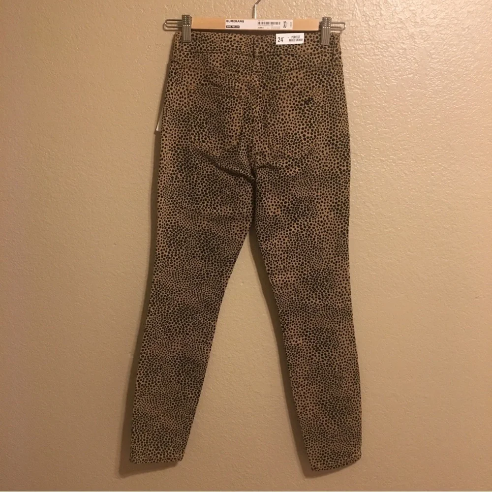 WILLIAM Rast Perfect Ankle Skinny Leopard Sz 24/0 - Picture 1 of 8